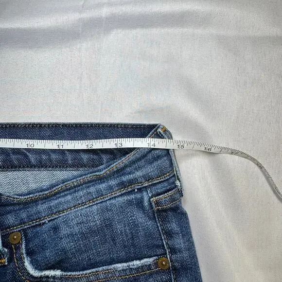 7 For All Mankind Bootcut Jeans Mid Rise Women’s 29 Denim USA Y2K Retro Preppy - Picture 15 of 16